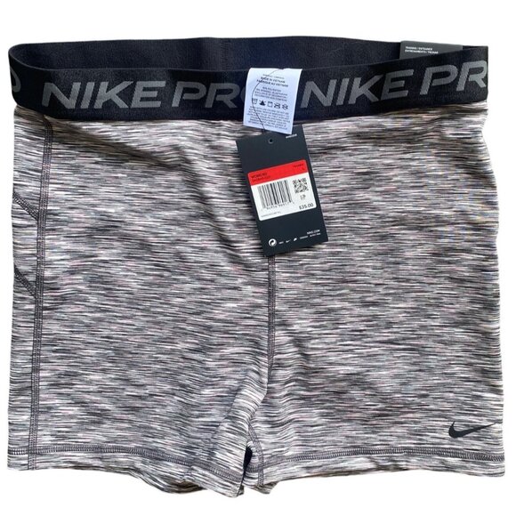 NWT Nike Large Pro Dri-Fit Tight Fit Training Shorts 3" Inseam 30" Waist - Picture 1 of 8